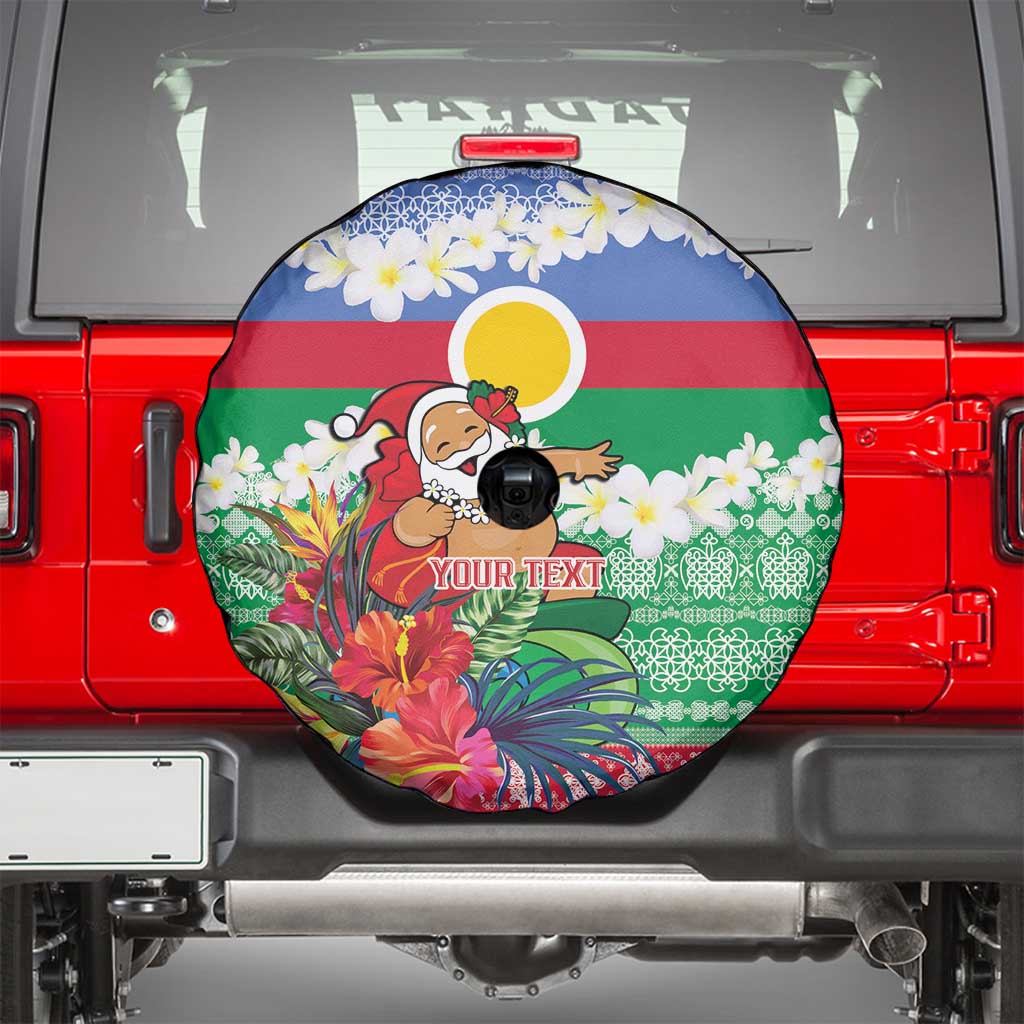 Personalised Shefa Joyeux Noel Spare Tire Cover Proud To Be a Ni-Van Sand Drawing Art - Polynesian Pride