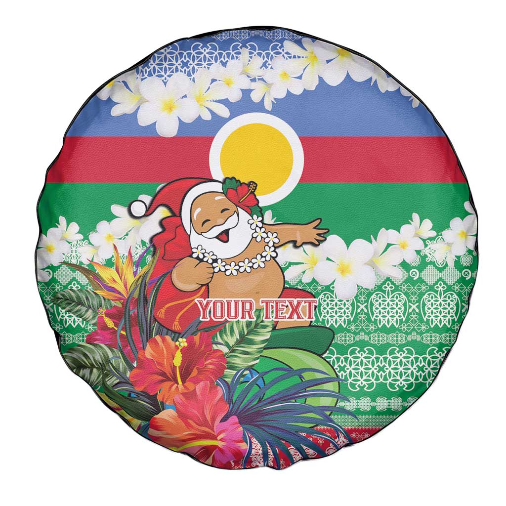 Personalised Shefa Joyeux Noel Spare Tire Cover Proud To Be a Ni-Van Sand Drawing Art - Polynesian Pride