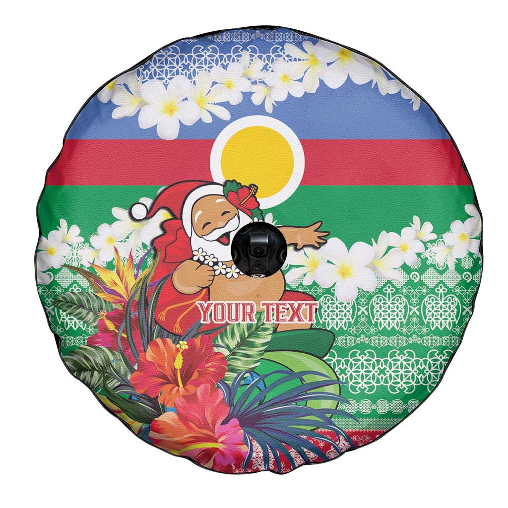 Personalised Shefa Joyeux Noel Spare Tire Cover Proud To Be a Ni-Van Sand Drawing Art - Polynesian Pride