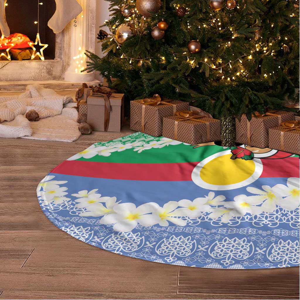 Shefa Joyeux Noel Tree Skirt Proud To Be a Ni-Van Sand Drawing Art - Polynesian Pride