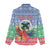Personalised Shefa Joyeux Noel Women Casual Shirt Proud To Be a Ni-Van Sand Drawing Art - Polynesian Pride