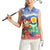 Personalised Shefa Joyeux Noel Women Sleeveless Polo Shirt Proud To Be a Ni-Van Sand Drawing Art - Polynesian Pride