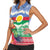 Personalised Shefa Joyeux Noel Women Sleeveless Polo Shirt Proud To Be a Ni-Van Sand Drawing Art - Polynesian Pride