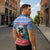 Personalised Shefa Joyeux Noel Zipper Polo Shirt Proud To Be a Ni-Van Sand Drawing Art - Polynesian Pride