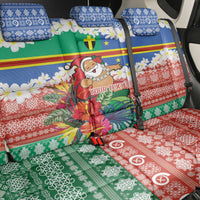 Personalised Tafea Joyeux Noel Back Car Seat Cover Proud To Be a Ni-Van Sand Drawing Art - Polynesian Pride