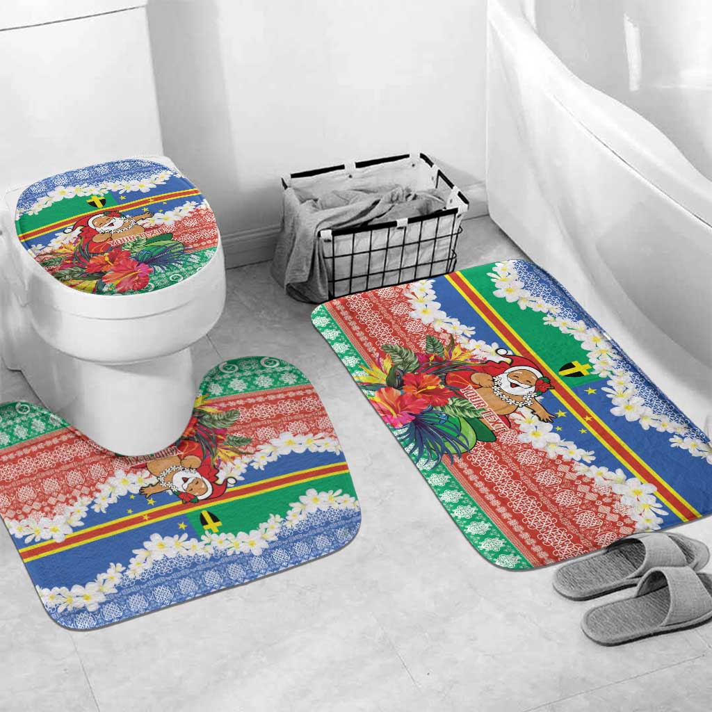Personalised Tafea Joyeux Noel Bathroom Set Proud To Be a Ni-Van Sand Drawing Art - Polynesian Pride
