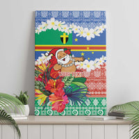 Personalised Tafea Joyeux Noel Canvas Wall Art Proud To Be a Ni-Van Sand Drawing Art - Polynesian Pride