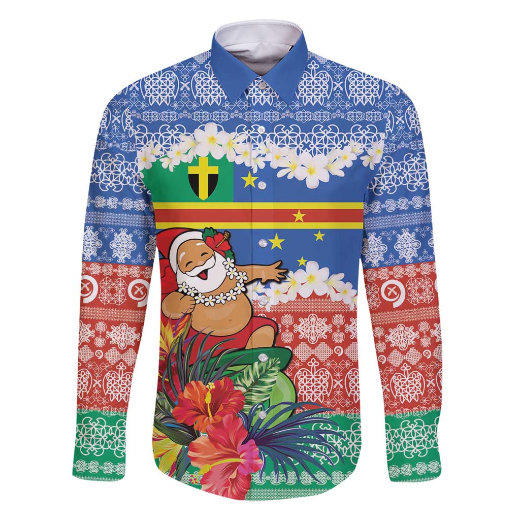 Personalised Tafea Joyeux Noel Family Matching Mermaid Dress and Hawaiian Shirt Proud To Be a Ni-Van Sand Drawing Art - Polynesian Pride