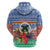 Personalised Tafea Joyeux Noel Hoodie Proud To Be a Ni-Van Sand Drawing Art - Polynesian Pride