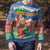 Personalised Tafea Joyeux Noel Ugly Christmas Sweater Proud To Be a Ni-Van Sand Drawing Art - Polynesian Pride