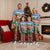 Personalised Tafea Joyeux Noel Christmas Pajama Set Proud To Be a Ni-Van Sand Drawing Art - Polynesian Pride