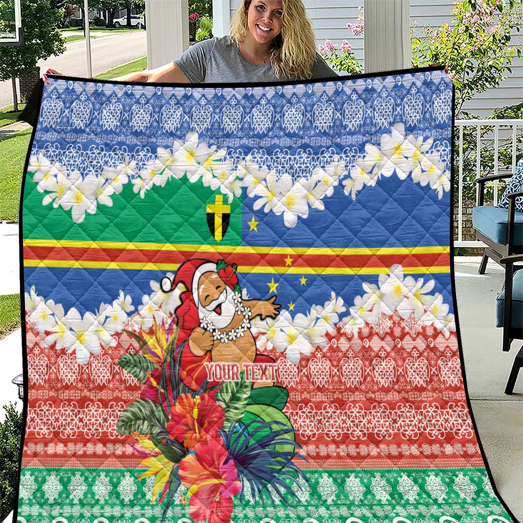 Personalised Tafea Joyeux Noel Quilt Proud To Be a Ni-Van Sand Drawing Art - Polynesian Pride