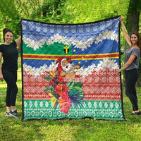 Personalised Tafea Joyeux Noel Quilt Proud To Be a Ni-Van Sand Drawing Art - Polynesian Pride