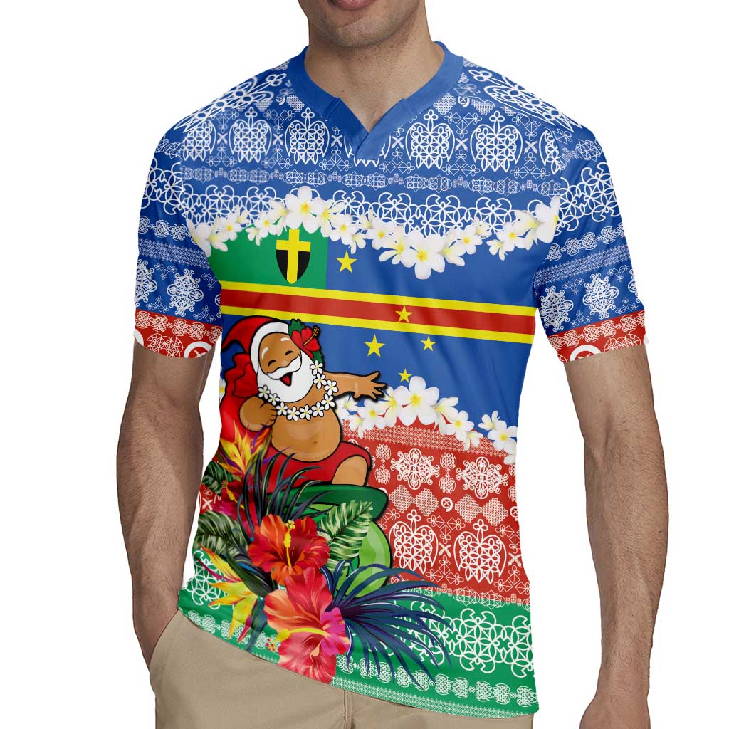 Personalised Tafea Joyeux Noel Rugby Jersey Proud To Be a Ni-Van Sand Drawing Art - Polynesian Pride