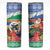 Personalised Tafea Joyeux Noel Skinny Tumbler Proud To Be a Ni-Van Sand Drawing Art - Polynesian Pride