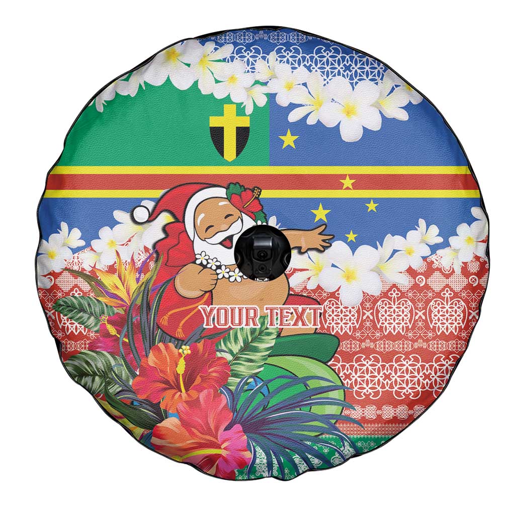 Personalised Tafea Joyeux Noel Spare Tire Cover Proud To Be a Ni-Van Sand Drawing Art - Polynesian Pride