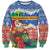 Personalised Tafea Joyeux Noel Sweatshirt Proud To Be a Ni-Van Sand Drawing Art - Polynesian Pride