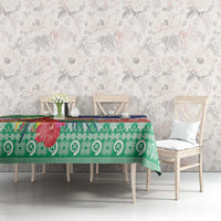 Personalised Tafea Joyeux Noel Tablecloth Proud To Be a Ni-Van Sand Drawing Art - Polynesian Pride