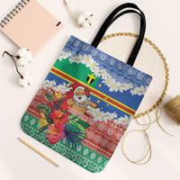 Personalised Tafea Joyeux Noel Tote Bag Proud To Be a Ni-Van Sand Drawing Art - Polynesian Pride