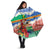 Personalised Tafea Joyeux Noel Umbrella Proud To Be a Ni-Van Sand Drawing Art - Polynesian Pride