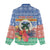 Personalised Tafea Joyeux Noel Women Casual Shirt Proud To Be a Ni-Van Sand Drawing Art - Polynesian Pride