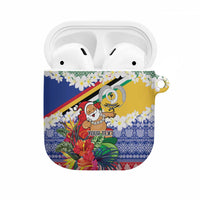 Personalised Torba Joyeux Noel AirPods Case Proud To Be a Ni-Van Sand Drawing Art - Polynesian Pride