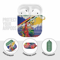 Personalised Torba Joyeux Noel AirPods Case Proud To Be a Ni-Van Sand Drawing Art - Polynesian Pride