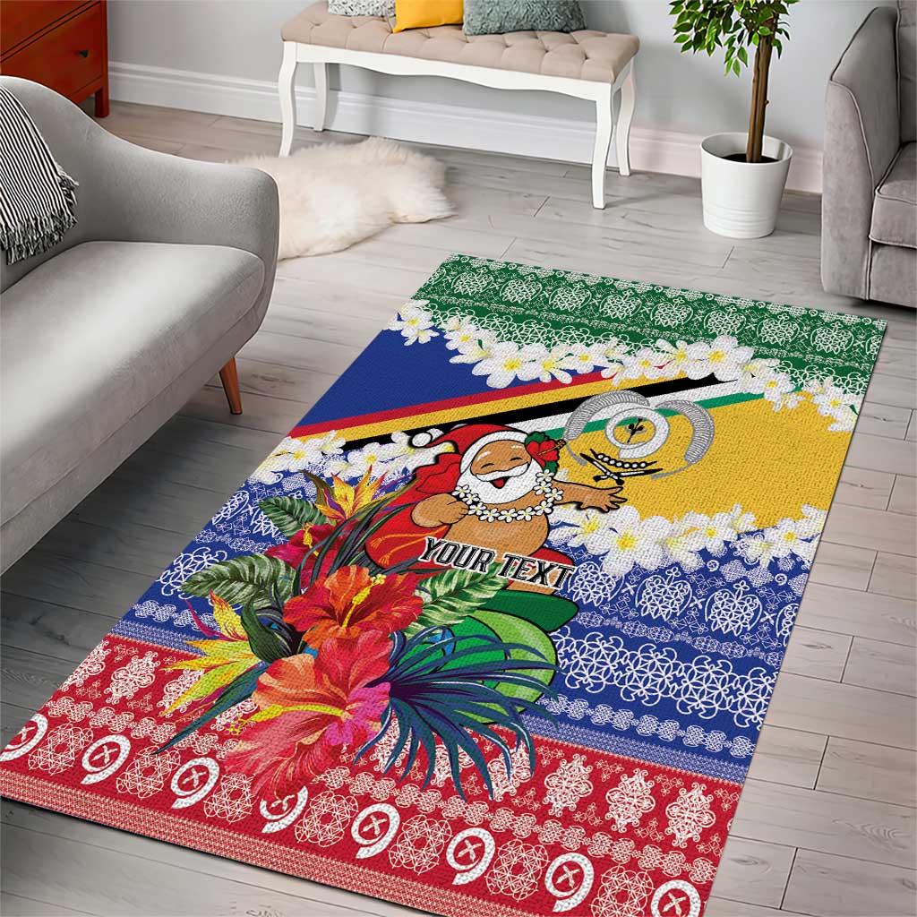 Personalised Torba Joyeux Noel Area Rug Proud To Be a Ni-Van Sand Drawing Art - Polynesian Pride