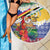 Personalised Torba Joyeux Noel Beach Blanket Proud To Be a Ni-Van Sand Drawing Art - Polynesian Pride