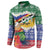 Personalised Torba Joyeux Noel Button Sweatshirt Proud To Be a Ni-Van Sand Drawing Art - Polynesian Pride