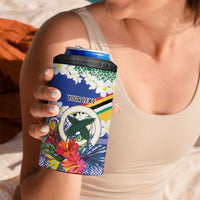 Personalised Torba Joyeux Noel 4 in 1 Can Cooler Tumbler Proud To Be a Ni-Van Sand Drawing Art - Polynesian Pride