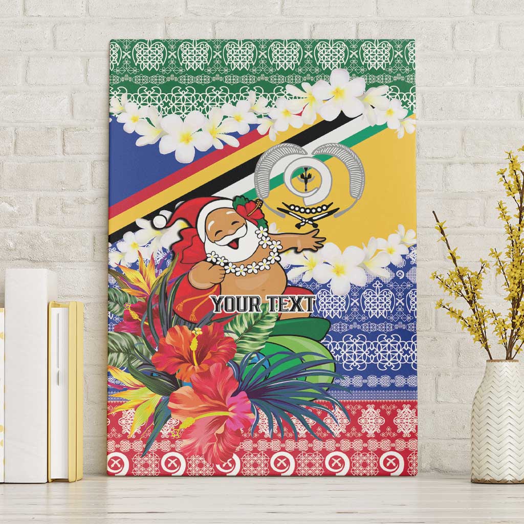 Personalised Torba Joyeux Noel Canvas Wall Art Proud To Be a Ni-Van Sand Drawing Art - Polynesian Pride