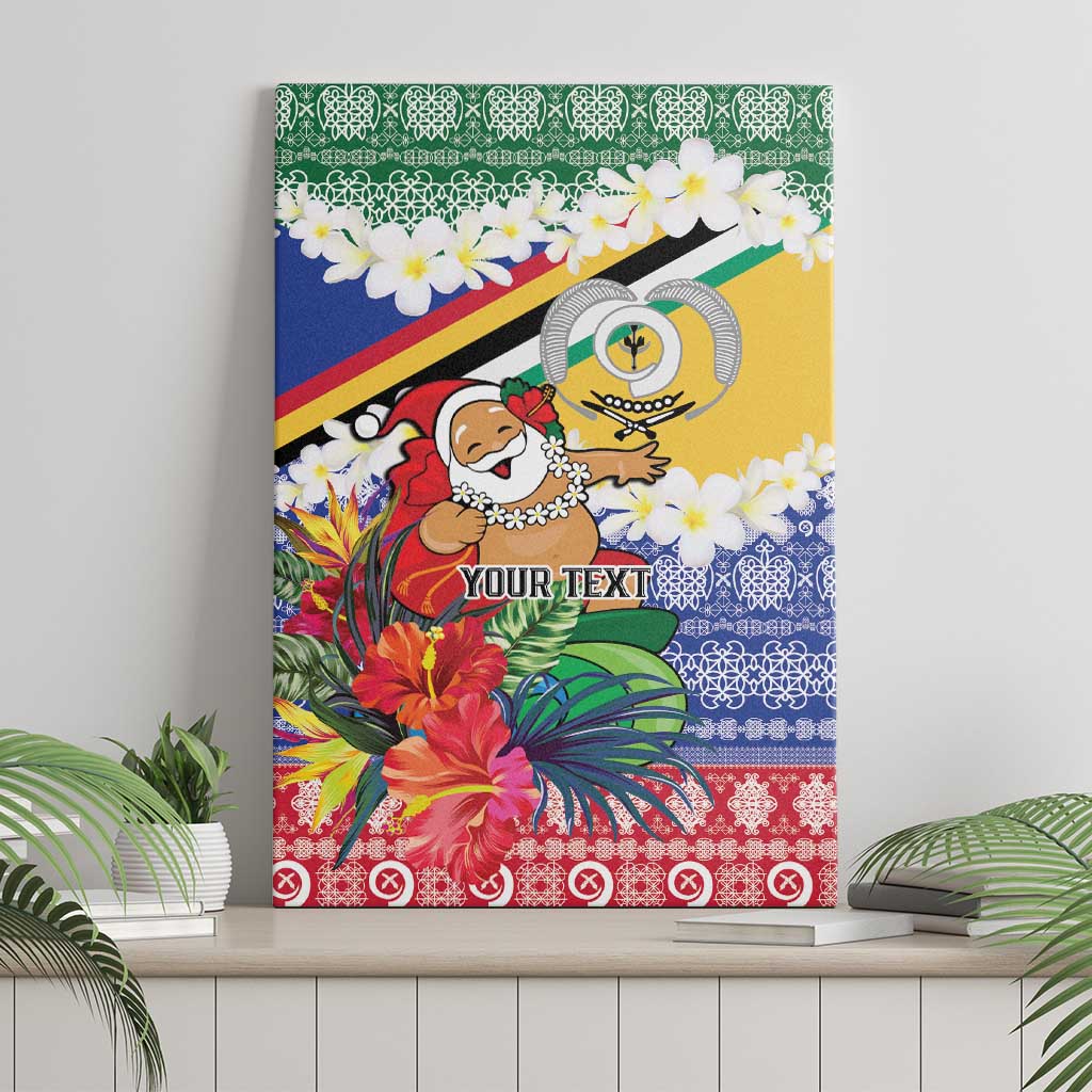 Personalised Torba Joyeux Noel Canvas Wall Art Proud To Be a Ni-Van Sand Drawing Art - Polynesian Pride