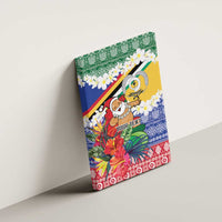 Personalised Torba Joyeux Noel Canvas Wall Art Proud To Be a Ni-Van Sand Drawing Art - Polynesian Pride