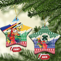 Personalised Torba Joyeux Noel Ceramic Ornament Proud To Be a Ni-Van Sand Drawing Art - Polynesian Pride