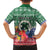Personalised Torba Joyeux Noel Family Matching Off The Shoulder Long Sleeve Dress and Hawaiian Shirt Proud To Be a Ni-Van Sand Drawing Art - Polynesian Pride
