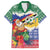 Personalised Torba Joyeux Noel Family Matching Off The Shoulder Long Sleeve Dress and Hawaiian Shirt Proud To Be a Ni-Van Sand Drawing Art - Polynesian Pride