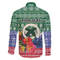 Personalised Torba Joyeux Noel Family Matching Tank Maxi Dress and Hawaiian Shirt Proud To Be a Ni-Van Sand Drawing Art - Polynesian Pride