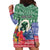 Personalised Torba Joyeux Noel Hoodie Dress Proud To Be a Ni-Van Sand Drawing Art - Polynesian Pride