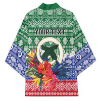 Personalised Torba Joyeux Noel Kimono Proud To Be a Ni-Van Sand Drawing Art - Polynesian Pride