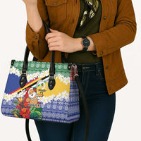 Personalised Torba Joyeux Noel Leather Bag Proud To Be a Ni-Van Sand Drawing Art - Polynesian Pride