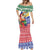 Personalised Torba Joyeux Noel Mermaid Dress Proud To Be a Ni-Van Sand Drawing Art - Polynesian Pride