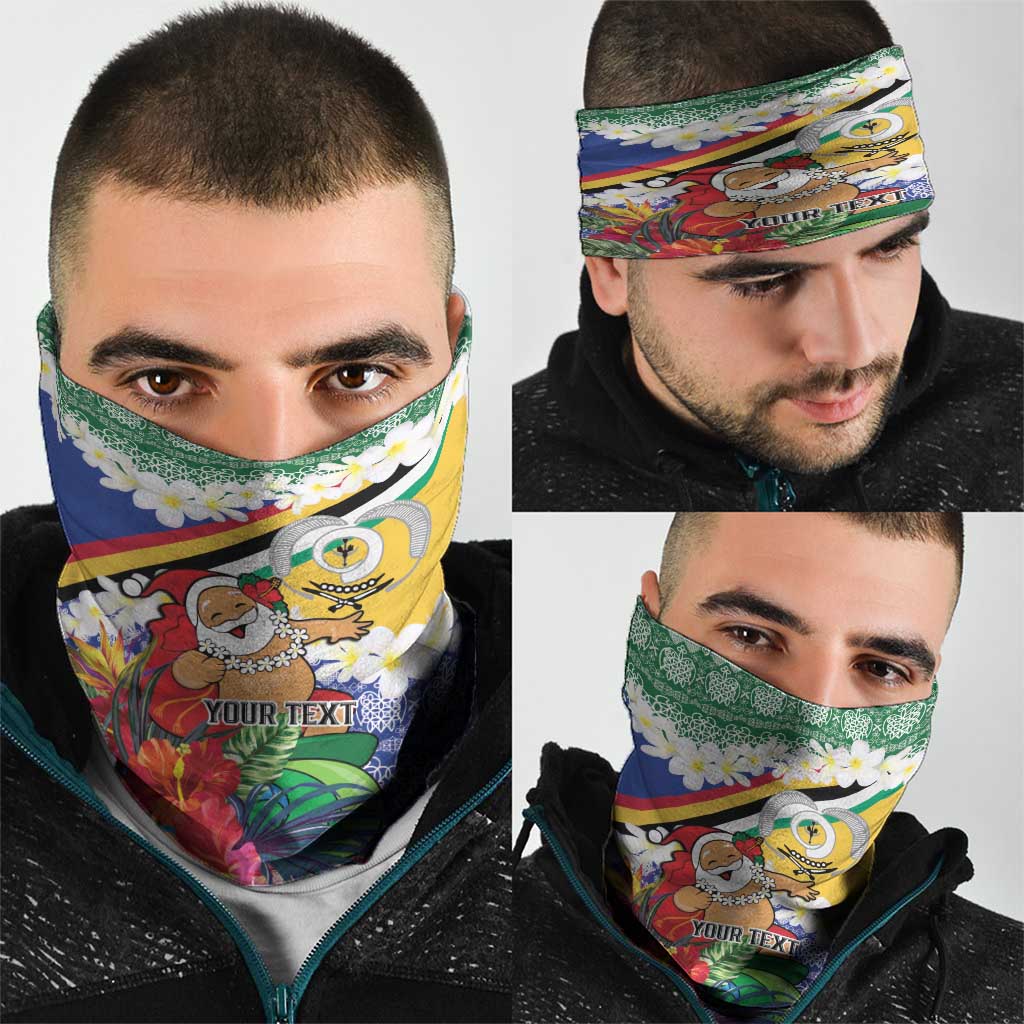 Personalised Torba Joyeux Noel Neck Gaiter Proud To Be a Ni-Van Sand Drawing Art - Polynesian Pride