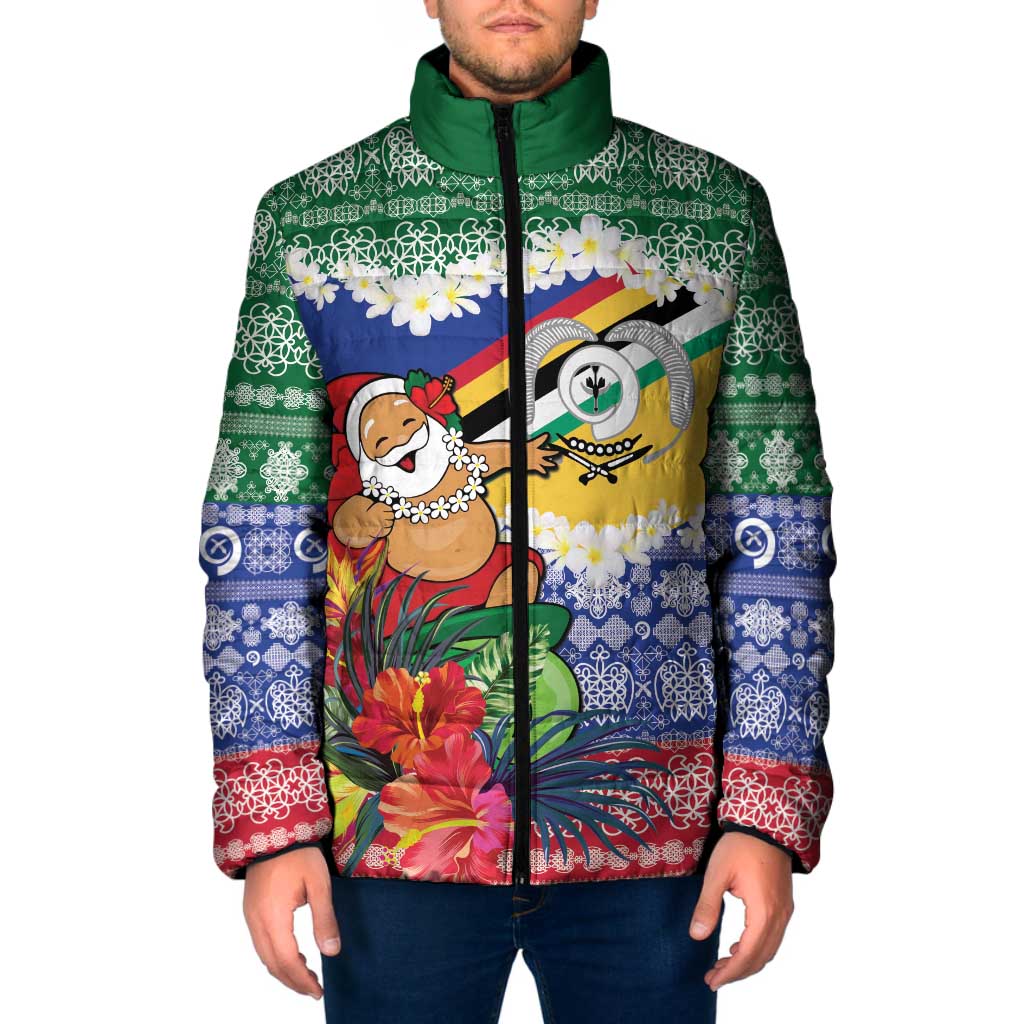 Personalised Torba Joyeux Noel Padded Jacket Proud To Be a Ni-Van Sand Drawing Art - Polynesian Pride