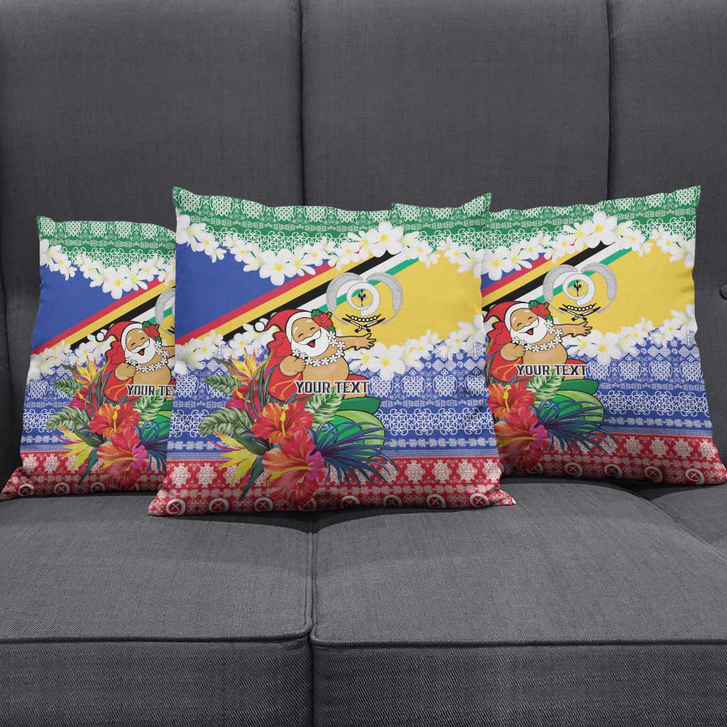 Personalised Torba Joyeux Noel Pillow Cover Proud To Be a Ni-Van Sand Drawing Art - Polynesian Pride