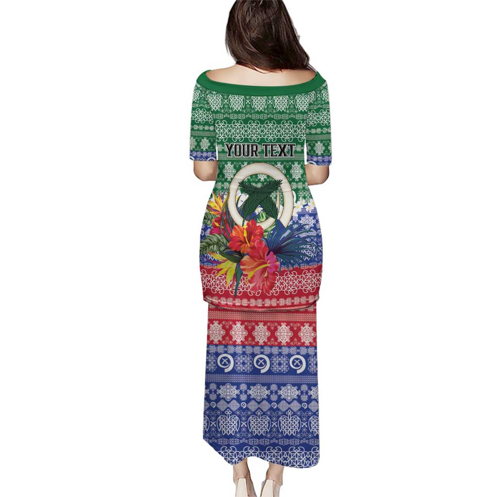 Personalised Torba Joyeux Noel Puletasi Proud To Be a Ni-Van Sand Drawing Art - Polynesian Pride