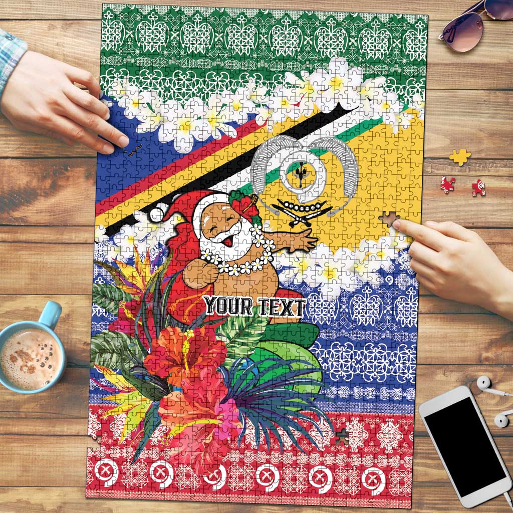 Personalised Torba Joyeux Noel Puzzle Proud To Be a Ni-Van Sand Drawing Art - Polynesian Pride