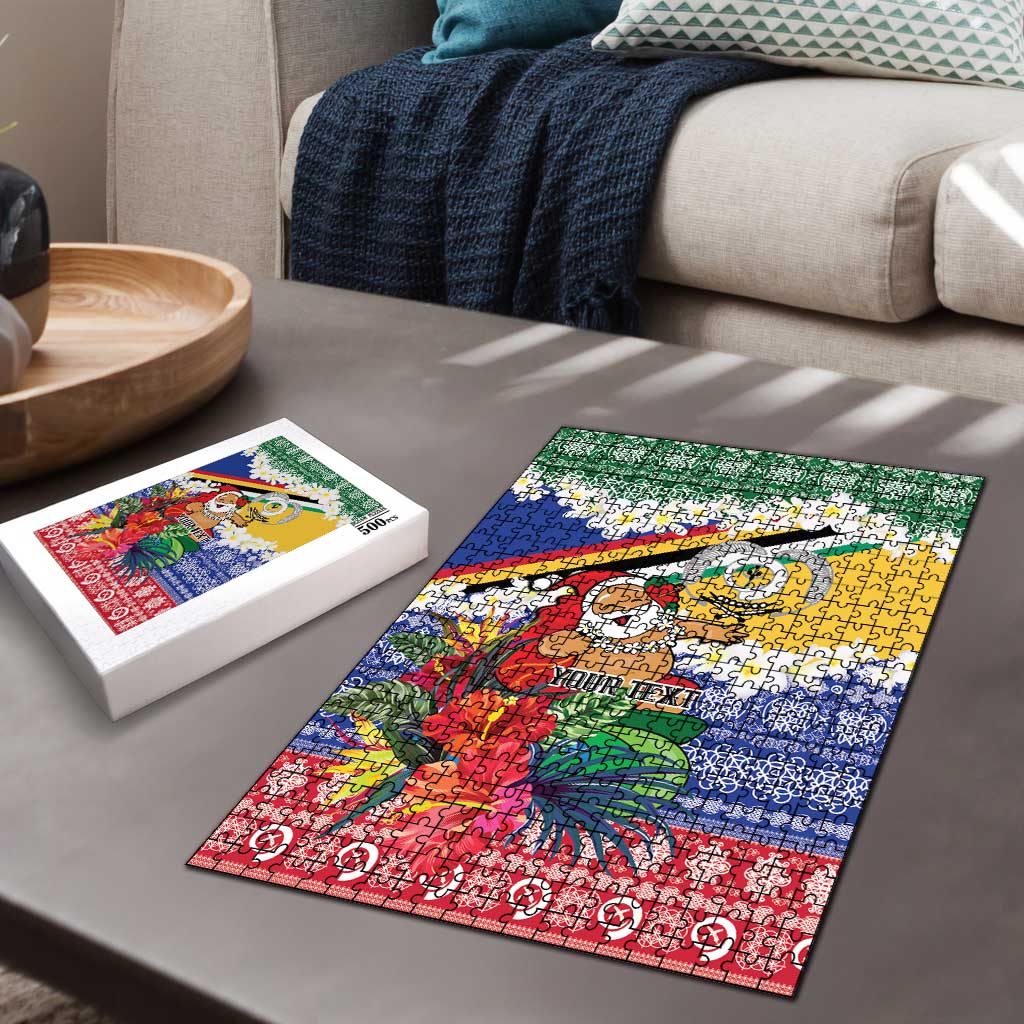 Personalised Torba Joyeux Noel Puzzle Proud To Be a Ni-Van Sand Drawing Art - Polynesian Pride