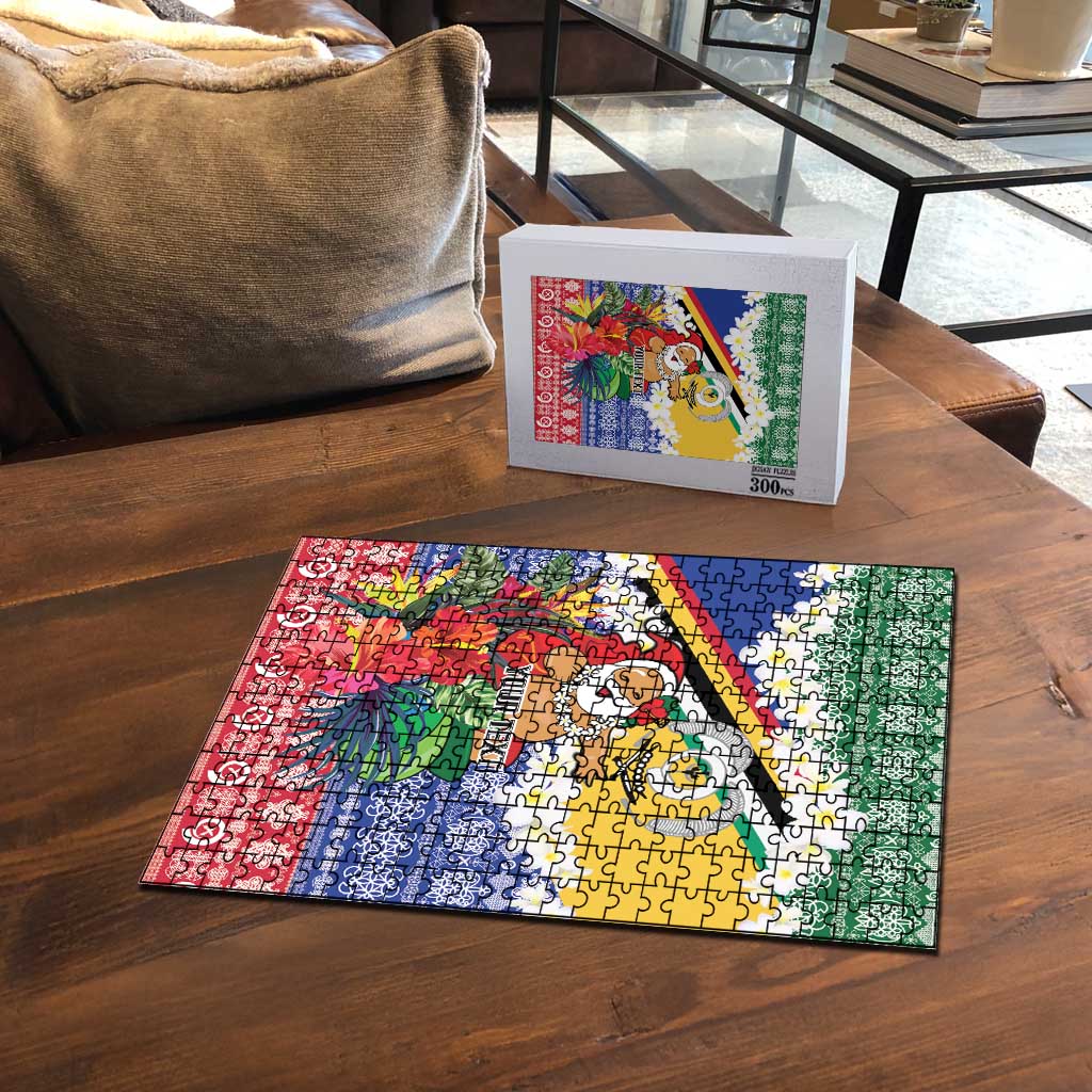 Personalised Torba Joyeux Noel Puzzle Proud To Be a Ni-Van Sand Drawing Art - Polynesian Pride