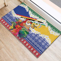 Personalised Torba Joyeux Noel Rubber Doormat Proud To Be a Ni-Van Sand Drawing Art - Polynesian Pride